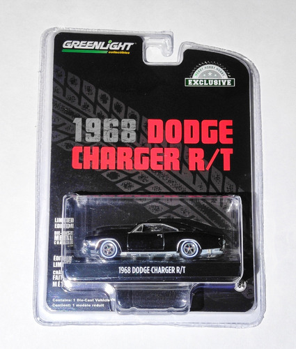 1968 Dodge Charger Rt. Greenlight. Escala 1:64