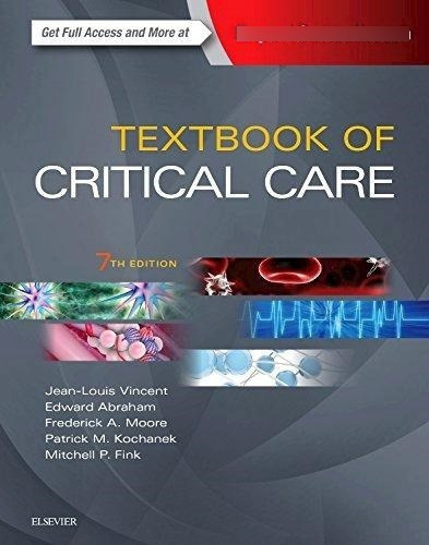 Textbook Of Critical Care Ed.7º - Vincent, Jean Louis (pa 