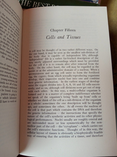 The Life Science: Current Ideas Of Biology (tapa Dura)