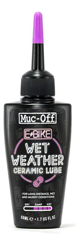 Óleo de bicicleta elétrica Muc-off Lub Wet 50ml