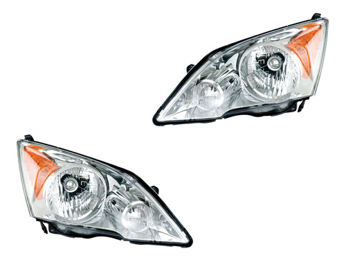 Par De Faros Depo Honda Cr-v 2007 2008 2009 2010 2011