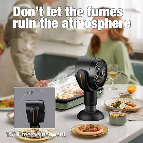 Ventilador Purificador De Mesa, Campana Extractora Portátil