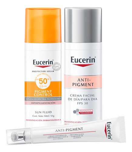 Eucerin Rutina Anti-pigment Dia+ojo+protector Solar