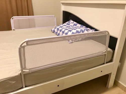 Imagem 2 de 4 de Grade De Cama Com Tela De Segurança Para Bebês E Idosos