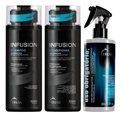 Truss Infusion Shampoo + Condicionador + Uso Obrigatório
