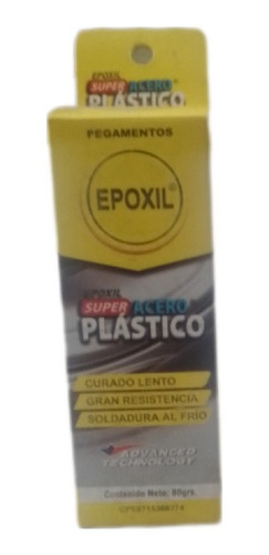 Súper  Acero Plástico Epoxil 80grs