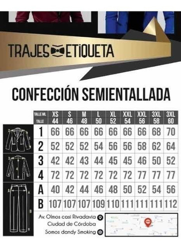 Imagen 4 de 4 de Traje Entallado Saco Pantalon Sastrería