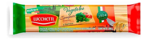 Spaghetti Lucchetti Vegetales 200g
