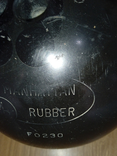 Bola De Bowling Boliche Manhattan Rubber Raf Con Maletin (Usado)