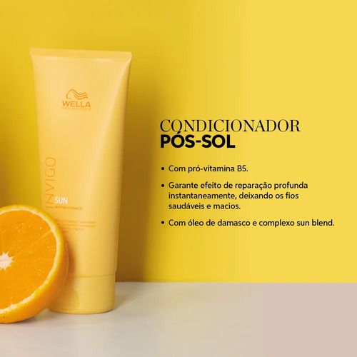 Kit Wella Invigo Sun (shampoo + Condicionador + Leave In Sol