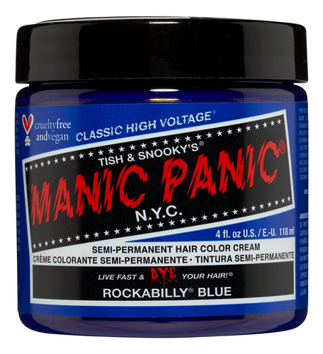 Hair Dye Manic Panic Rockabilly Blue Classic High Voltage 11