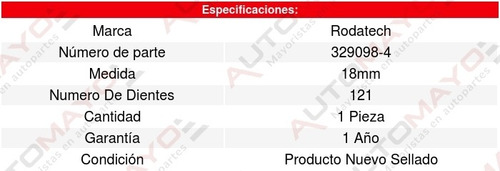 Banda Distribucion O Tiempo Jetta A-2 1.8l L4 87 Al 92 56456