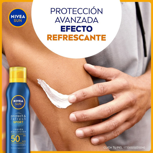 Nivea Sun Protect & Refresh Sport Spray Corporal Fps50 200ml