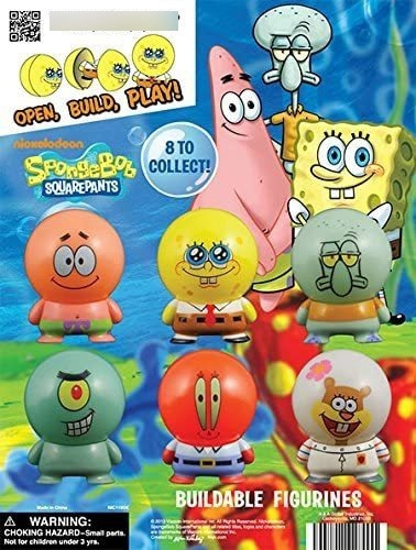 Bob Esponja Buildables (6 Unidades)  Pegatinas De Bonificaci