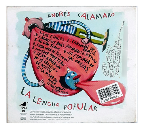 Andres Calamaro Lengua Popular Como Nuevo Cd Oka (Reacondicionado)