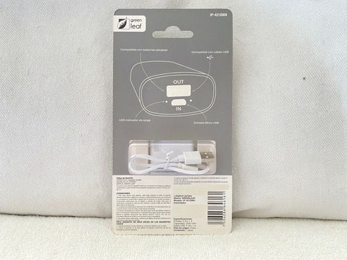 Power Bank Green Leaf 2400 Mah Mod 4210wh
