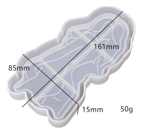 3 Moldes Para Posavasos De Resina Epoxi De Silicona Para