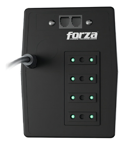 Forza Ups Nt-512c 500va 250w 220v 4 Out Color Negro