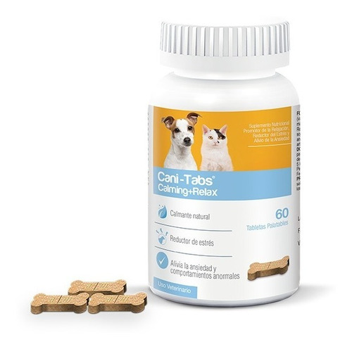 Cani-tabs Calming + Relax 60 Tabs Petmedica Original