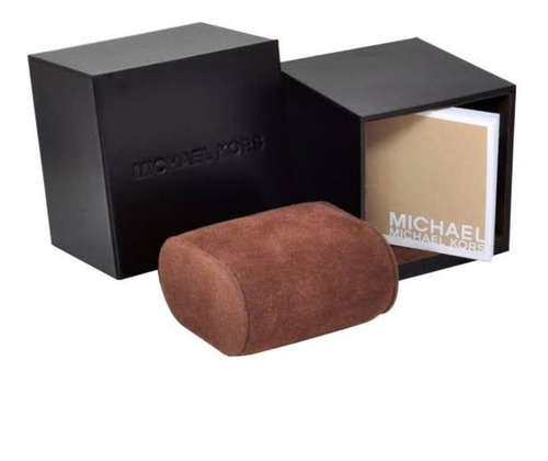 Relógio Michael Kors Mk8340 Lansing Orig Chron Anal Black