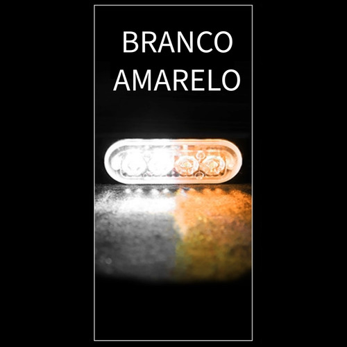 Kit 10 Strobo Automotivo Led Viatura Caminhão Branco Amarelo