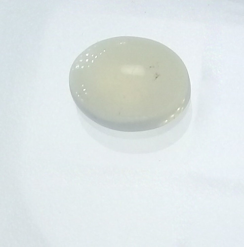Opala 4.815 Cts Lua Oval Natural 12x9 Mm Branca A Translucida Garantia Eterna