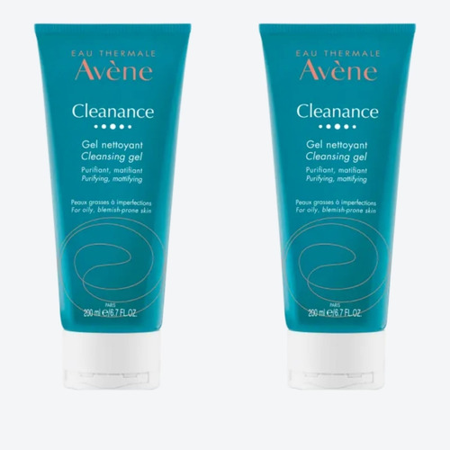 Avene Cleanance Gel Limpador 200ml Recibe 2pz Acneica Día/noche