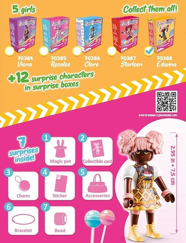 Playmobil Everdreamerz - Edwina Caj 7 Sorpresas - 70388