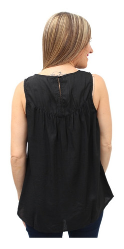 Imagen 4 de 6 de Blusa Mujer Broderie Verano Talle Grande Importada