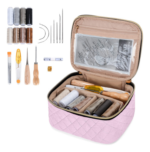 Lodrid Kit Costura Cuero Juego Reparacion Bolsa Herramienta