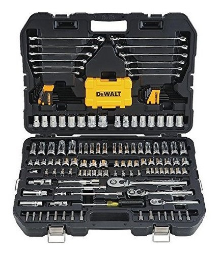 Kit De Herramientas  Dewalt Y Juego De Dados, 168 Piezas Dwm