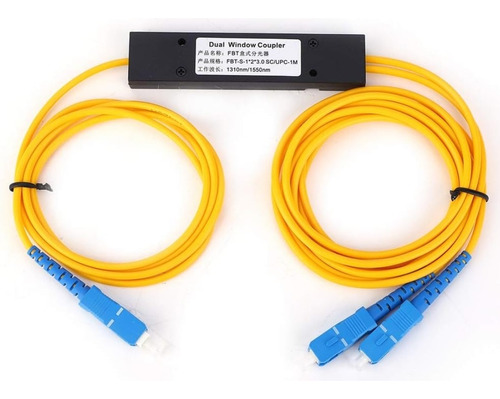 Cable Divisor Splitter 1x2 Moden Fibra Optica Sc Upc - 1 M.