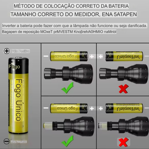 Lanterna Uniquefire Xpe Caça Luz Verde Aluminio 2000 Lumens