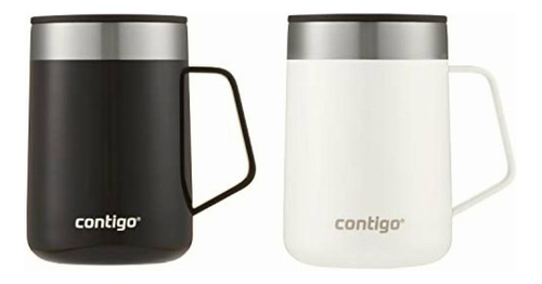 Contigo Taza De Acero Inoxidable Aislada Al Vacío Con Asa Y