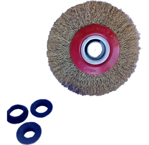 Cepillo De Alambre Circular Plano 5 Pulgadas