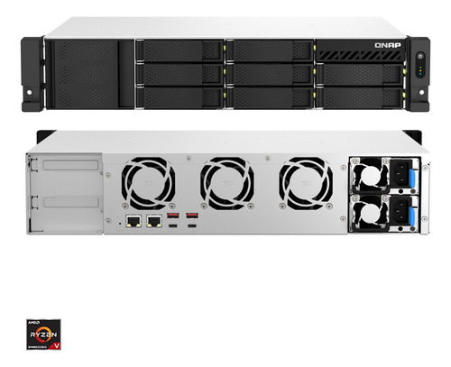 Nas 8 Bahias Rack Qnap Ts-873aeu 16gb Ddr4 Amd Ryzen 2fuente