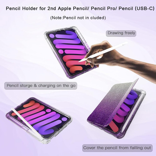 Timismo Para iPad Mini 7 A17 Pro Case, Mini Generación De Ip