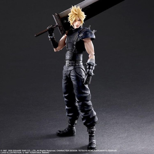 Imagen 2 de 6 de Cloud Strife Final Fantasy Vii Remake Play Arts Kai