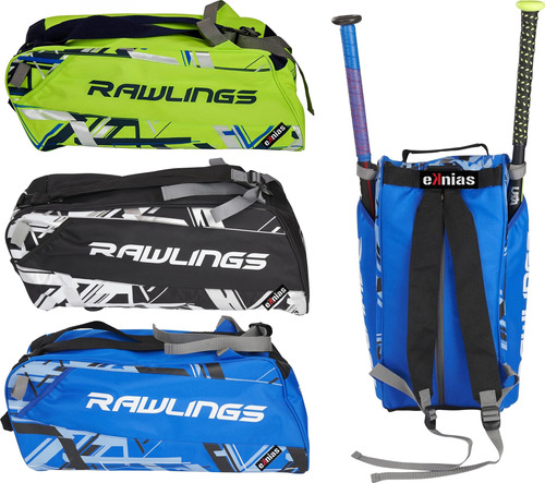 Batera Rawlings Morral Beisbol Bolso 2 Bates Softball 