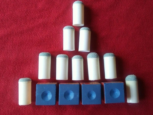 Imagen 3 de 7 de Kit 10 Perillas Para Tacos + 4 Tizas Para Tacos Pool