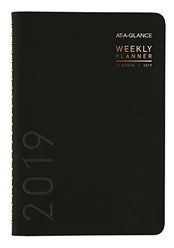 At-a-glance Cuaderno/planificador Semanal De Citas, Negro