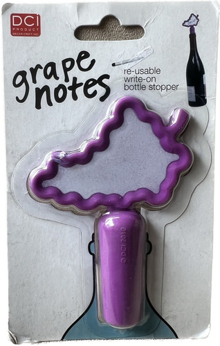 Tapon De Botella Vino Diseño Uvas Apto Para Marcar X 2 Und