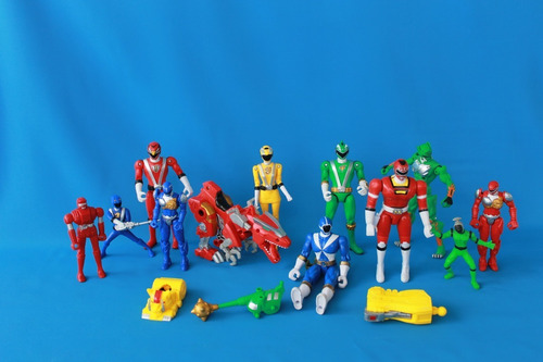 Lote Figuras Power Rangers 12 Figuras Y Accesorios (Usado)