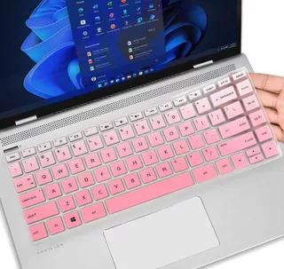 Funda De Teclado Para Hp 14 Laptop (rosa)