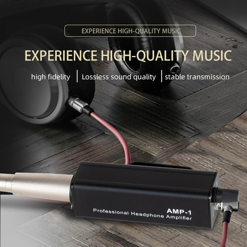Amplificador Intraural Portátil, Xlr A 3.5 Mm, Sin Pérdidas