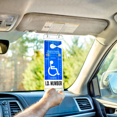Soporte Para Letrero De Estacionamiento Discapacitados