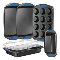 Comprar Juego De 6 Sartenes Para Hornear Antiadherente Nutrichef