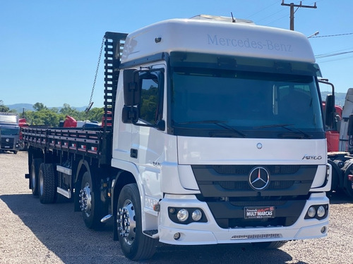 Imagem 3 de 15 de Mercedes Benz Atego 2430 - Bitruck Carroceria 9.60m