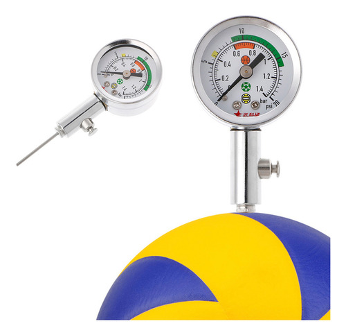 Reloj Neumático Con Manómetro Para Fútbol, Voleibol Y Balonc