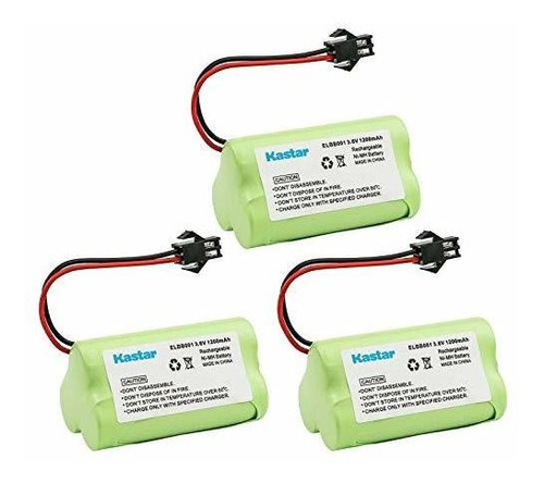 Kastar 3-pack Ni-mh Batería 3.6v 1200mah Reemplazo Para Lowe